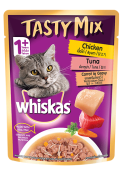 Whiskas®Tasty Mix Chicken Tuna And Carrot In Gravy 70g
